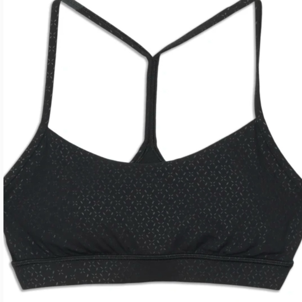 Lululemon Flow Y Nulu Black Women's Racerback Bralette